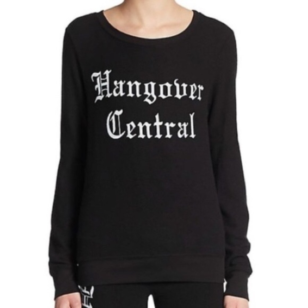 Wildfox hangover central baggy beach jumper